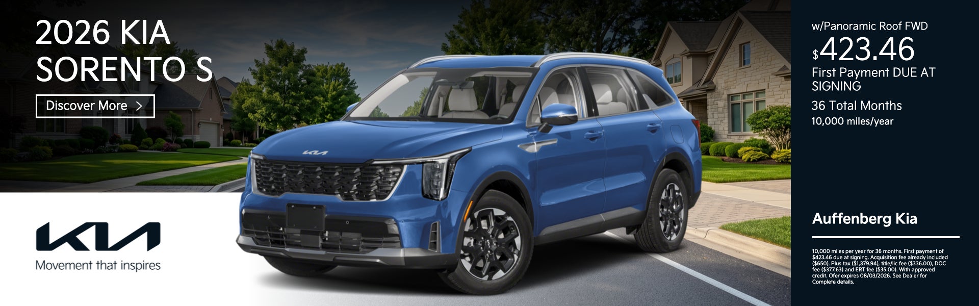 2026 Kia Sorento S